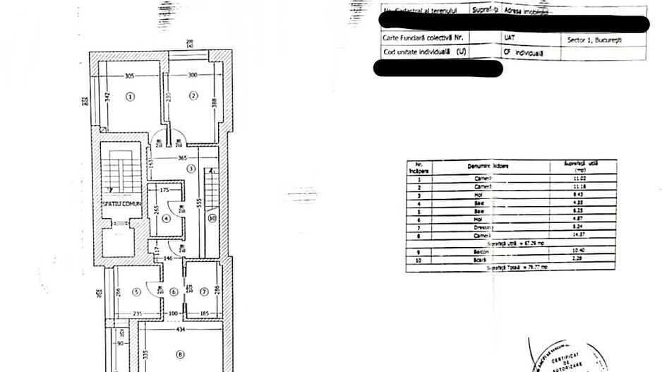4 camere 138MP || DUPLEX || DOROBANTI CAPITALE - Schiță 22