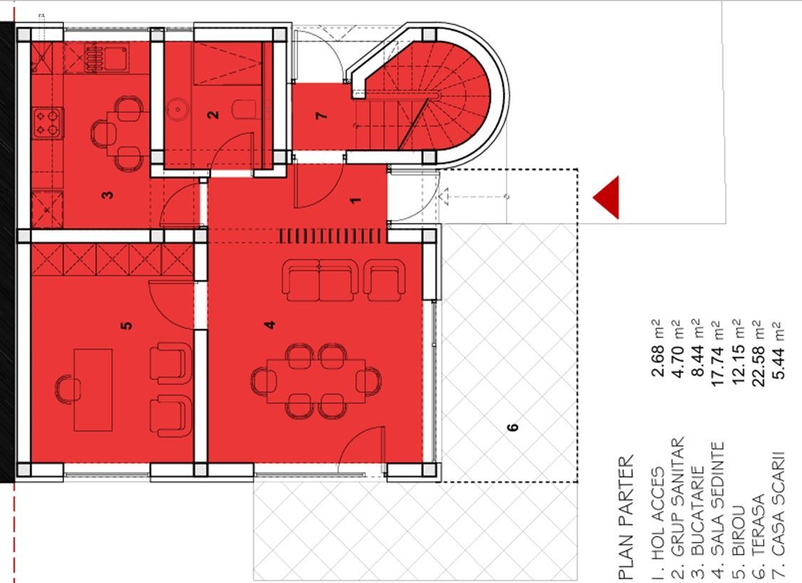 vila ind-stil medit,6cam,3bai,3buc,3parcari/centru Popesti-Leordeni - Poză 8