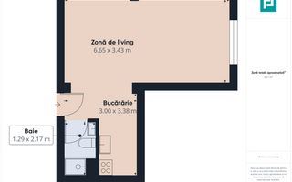 Apartament modern la cheie, cu 1 cameră - Poză 11