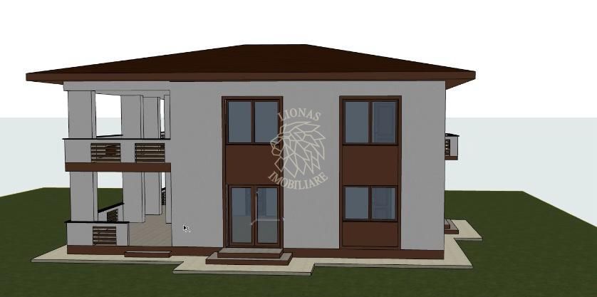 Proiect Casa 5 camere+garaj la rosu 44 mp-teren 553mp-Holboca - Poză 9