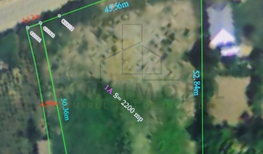 Teren in Goruni comuna Tomesti 12 km de rond Podu Ros - 2400 mp - Poză 2