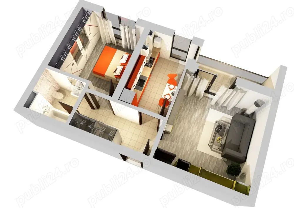 inchiriere 2 camere Exigent Plaza Residence Lujerului - Poză 7