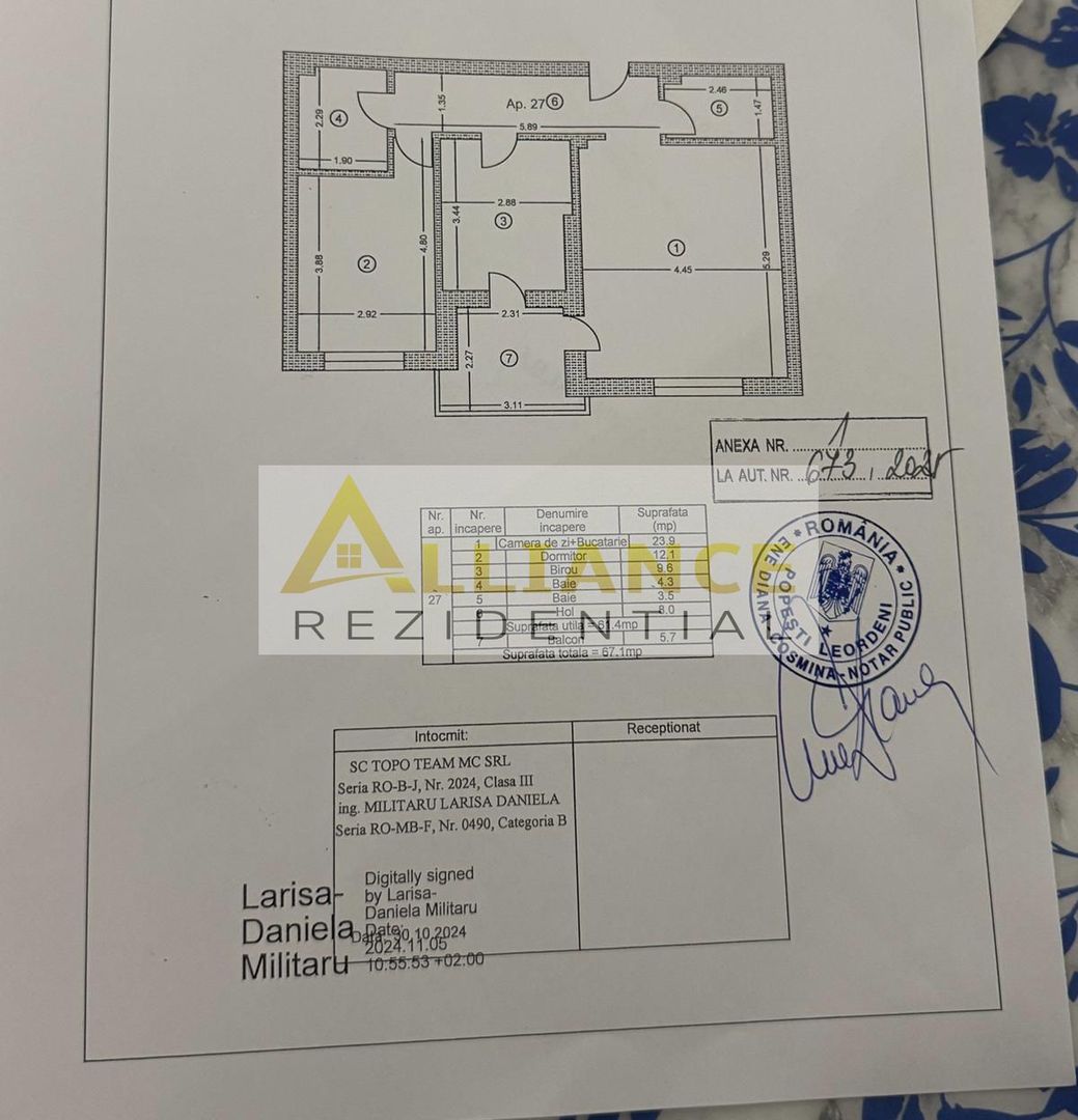 Palm Residence Oltenitei | Apartament 3 camere | - Poză 20