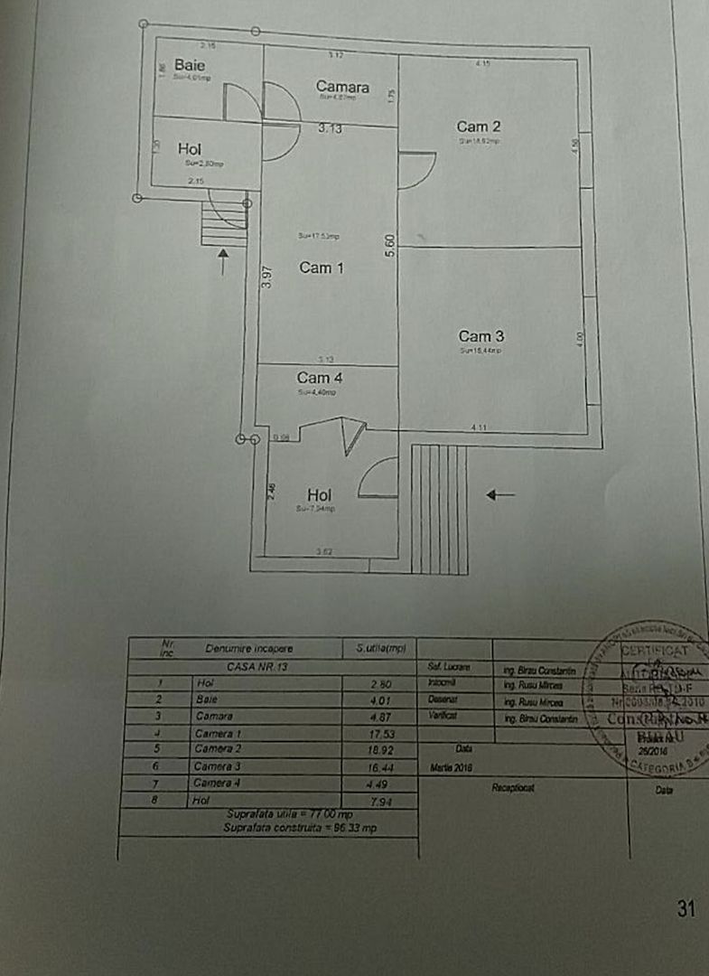 Casa de vanzare cu teren 572 mp si front generos 21 ml - Poză 19