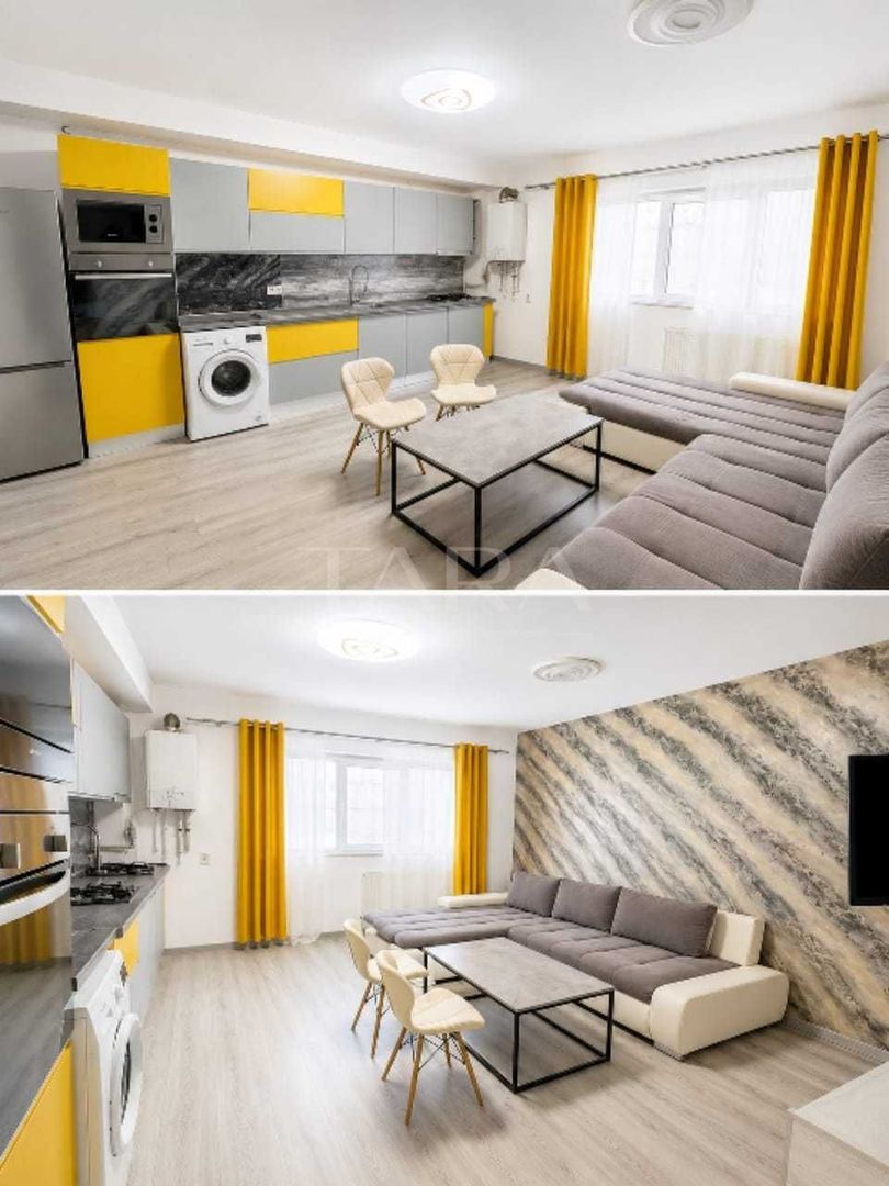 Apartament cu 2 camere, terasă de 22 mp, zona VIVO, Florești. - Poză 3