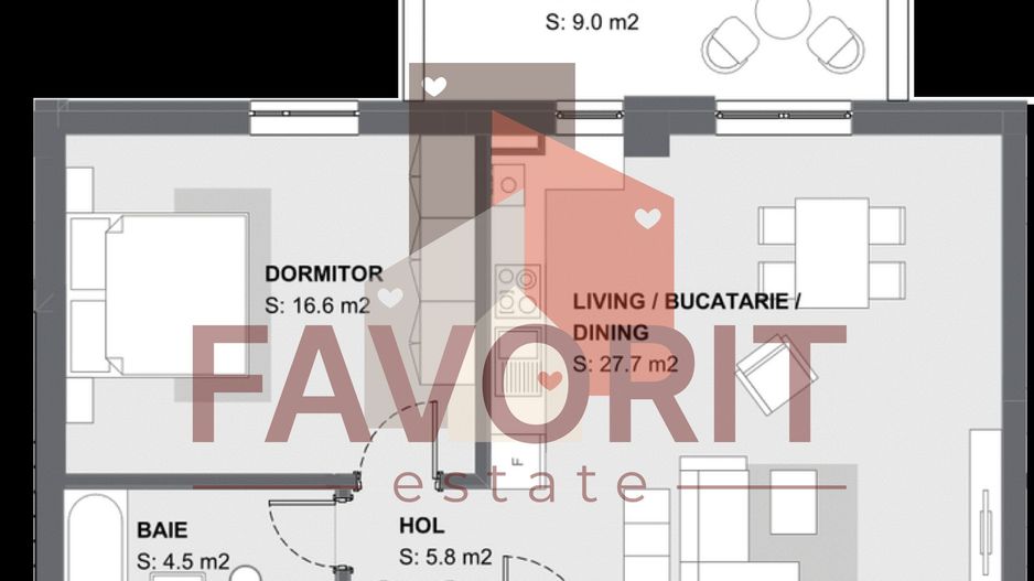 COMISION 0%.  Etaj 1. Disponibil imediat. Bloc nou in oras - Schiță 7