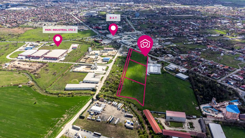 De vânzare: Teren industrial – 25.900 mp – Arad, zona BAT - Poză 2