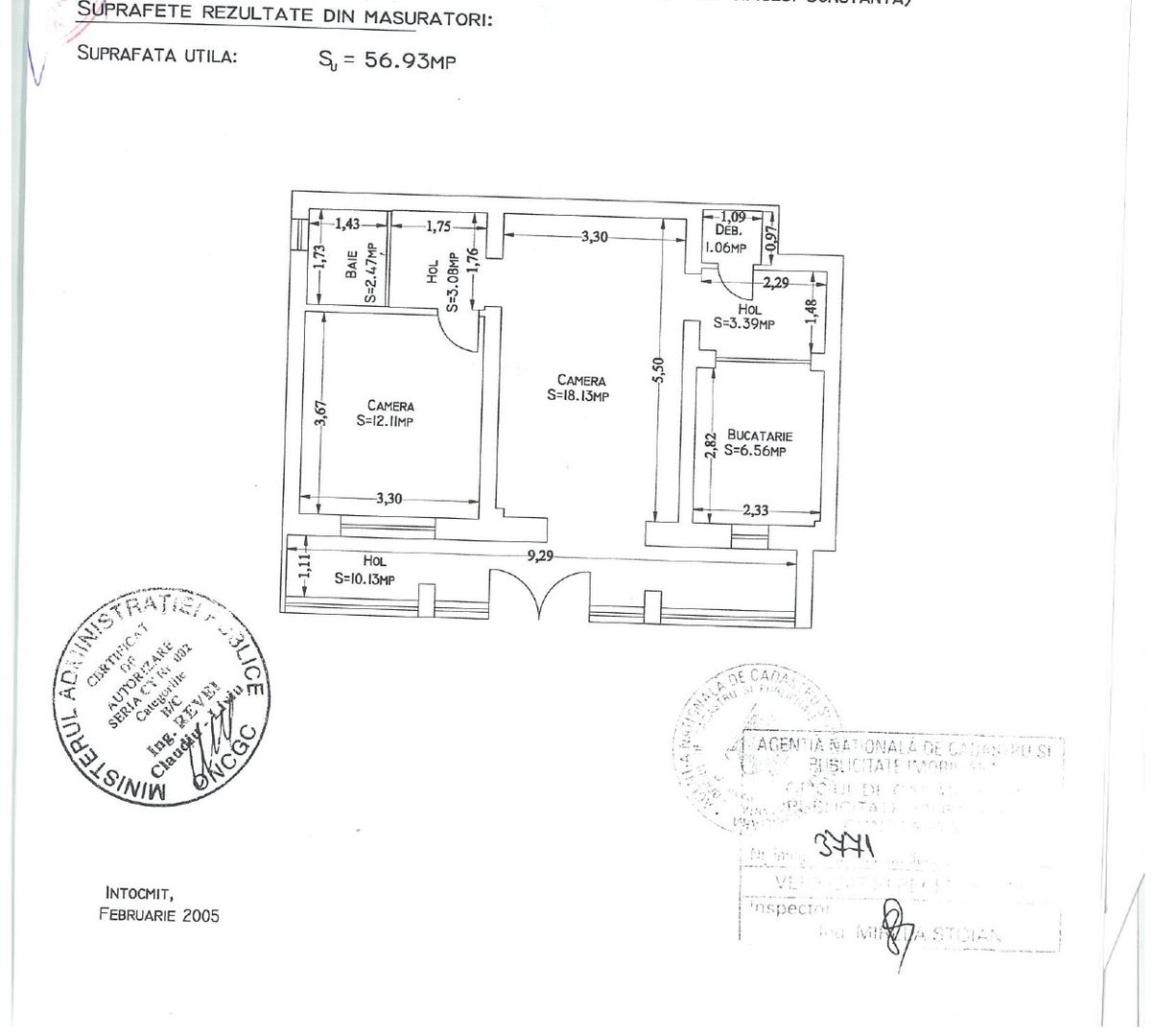 Spațiu pretabil sediu firmă sau activitate comercială - Tomis II - Schiță 13