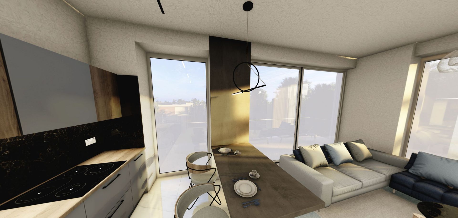 Dezvoltator vinde ap. 2 cam 52 mp Et. 5  An 2023  Comision 0% Mamaia Nord - Poză 1