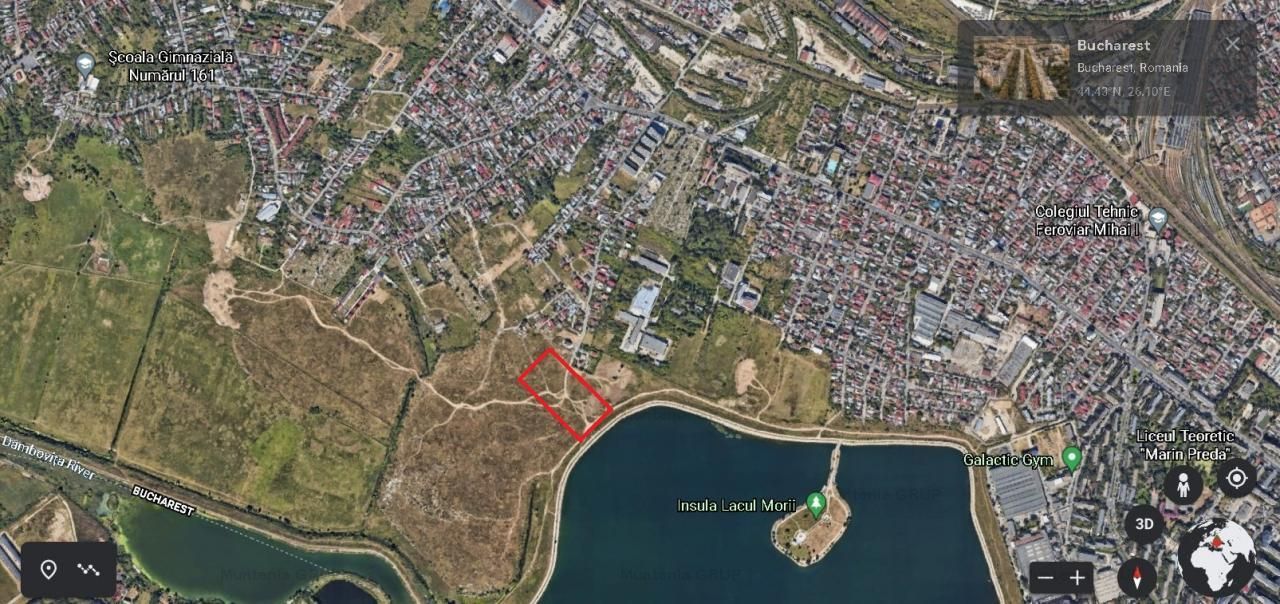 LACUL MORII - 10.000 mp. teren pentru P+14E cu indicatori: POT = 70% si CUT 3,0 - Poză 2