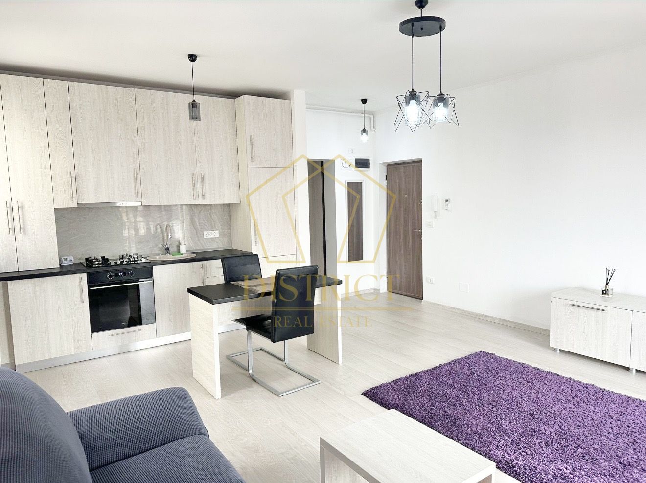Apartament cu 2 camere mobilat, la etaj intermediar in Giroc la asfalt. - Poză 4