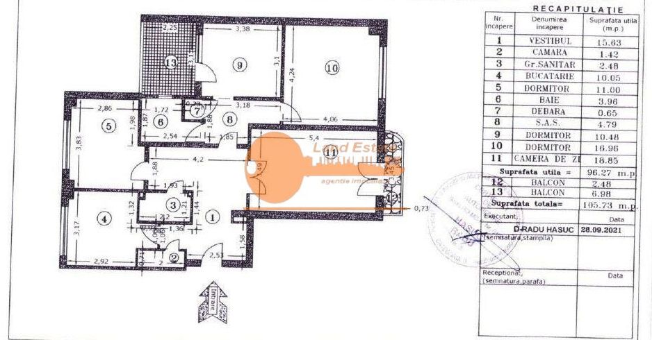 Apartament cu 4 camere Unirii - Vedere libera - Poză 12
