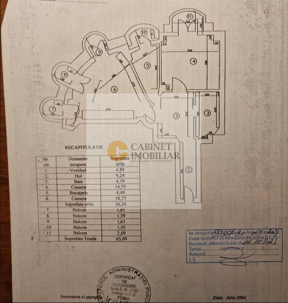 2 camere I Calea Victoriei I Etaj intermediar I Decomandat - Poză 14