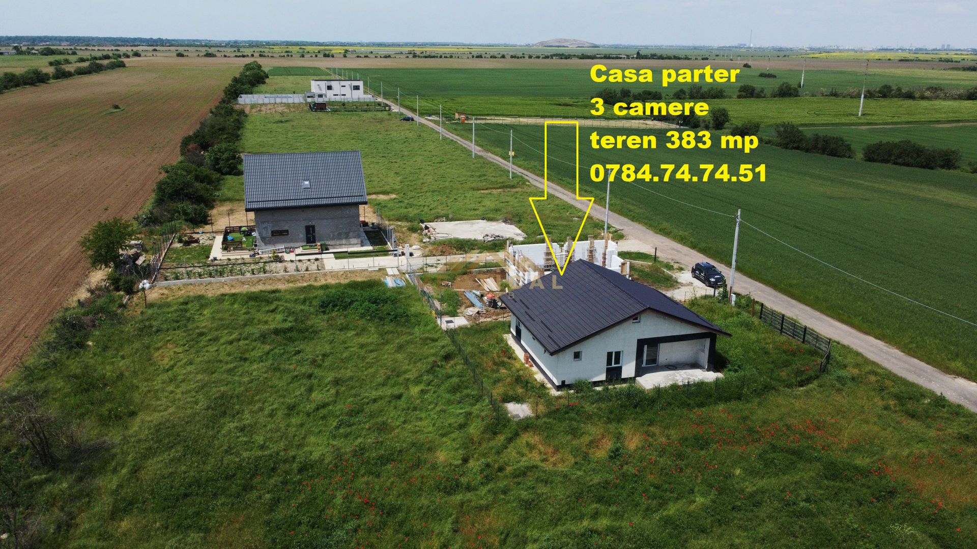 Casa parter 3 camere - comuna Berceni - Poză 1