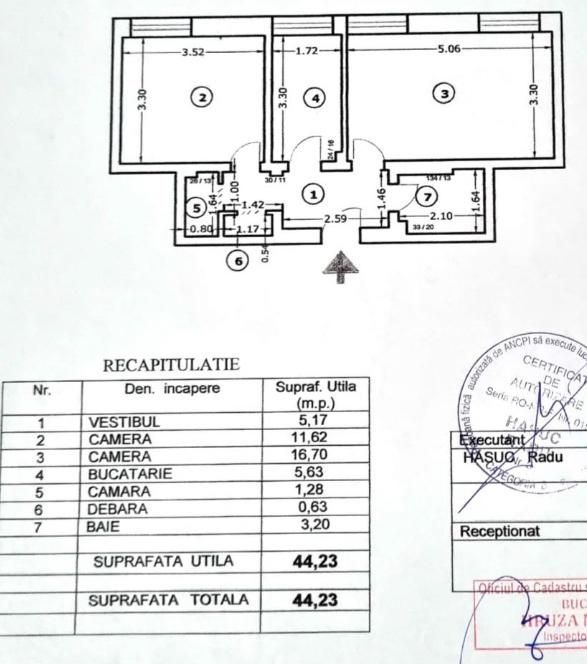 2 camere  Stefan Cel Mare | Parcul Circului - Schiță 11