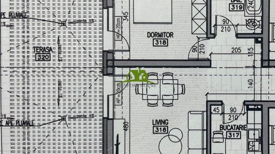 Apartament 2 camere, bloc nou, P+3, Ap.21, Et.3, Bl.1 - CP2438858 - Poză 6