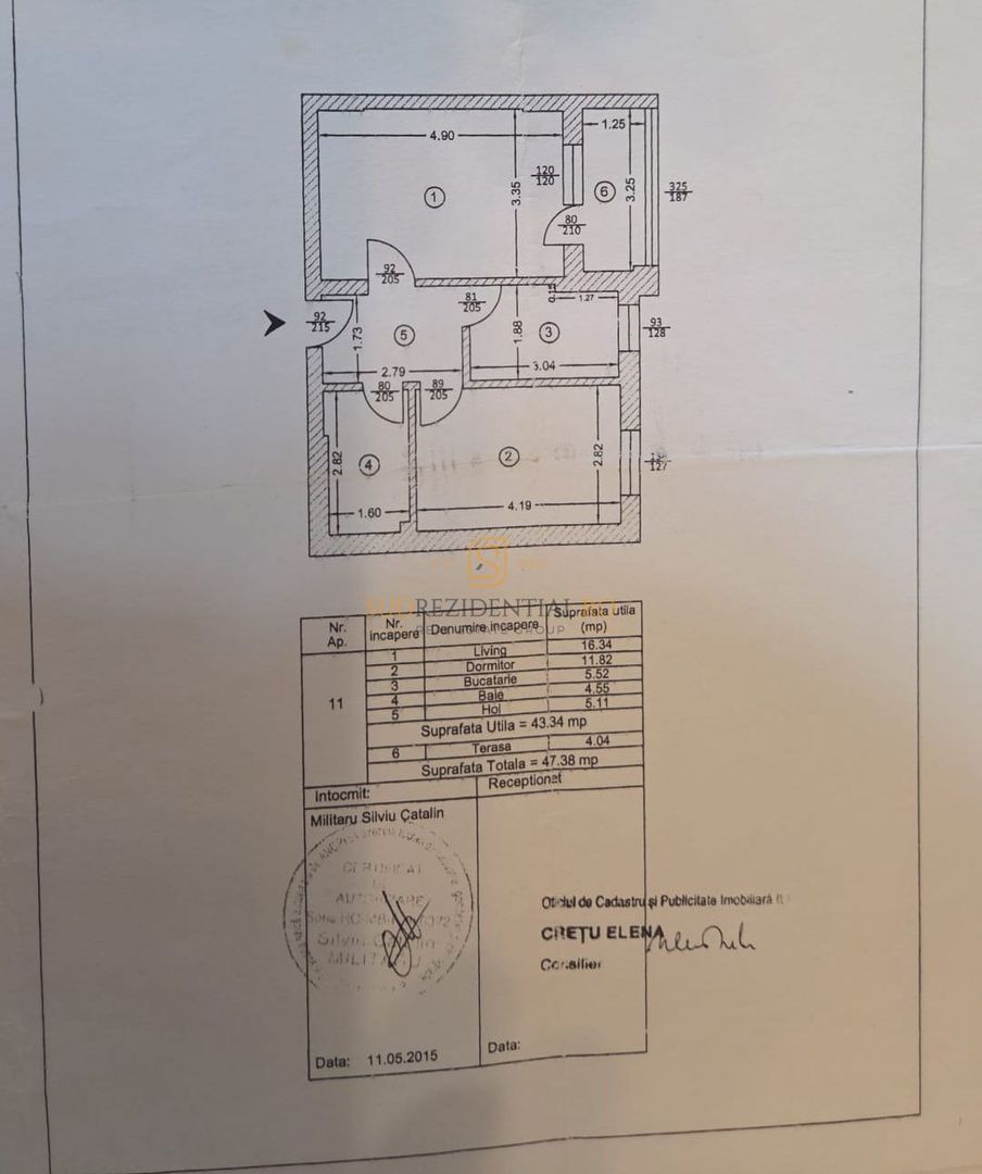 Apartament modern 2 camere, 900 m de metrou Dimitrie Leonida, parcare - Schiță 22