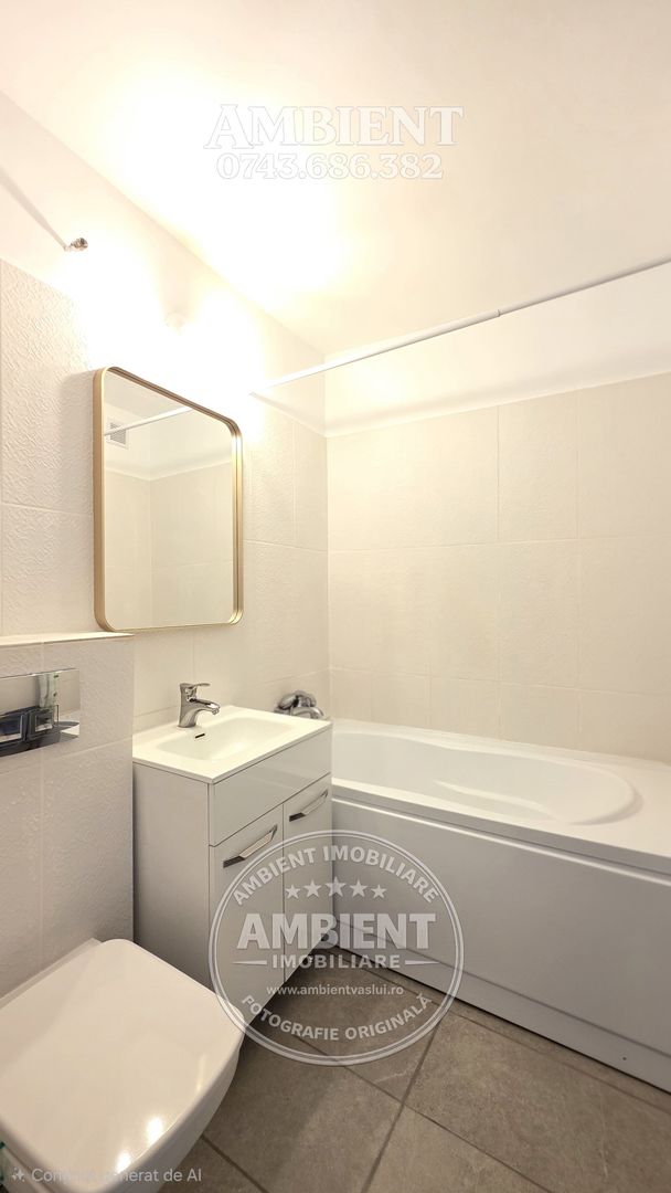 Apartament cu 2 camere, etaj 3, mobilat și utilat, VASLUI - zona CENTRU; - Poză 8