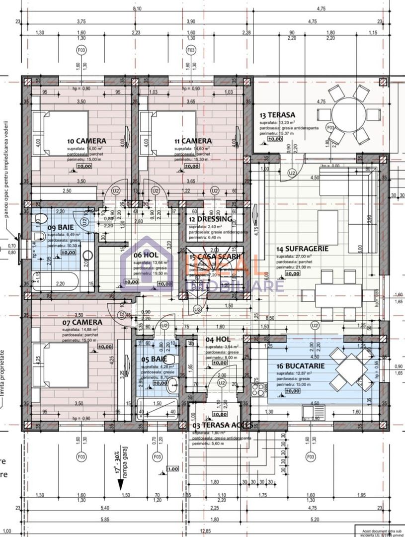 Casa pe un singur Nivel cu 450 mp de teren, in Selimbar - Schiță 15