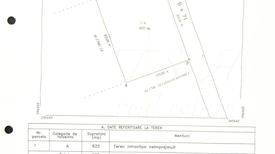 Teren Intravilan 825mp Cu dubla deschidere si Drum de servitute, Dascalu  Ilfov - Poză 16