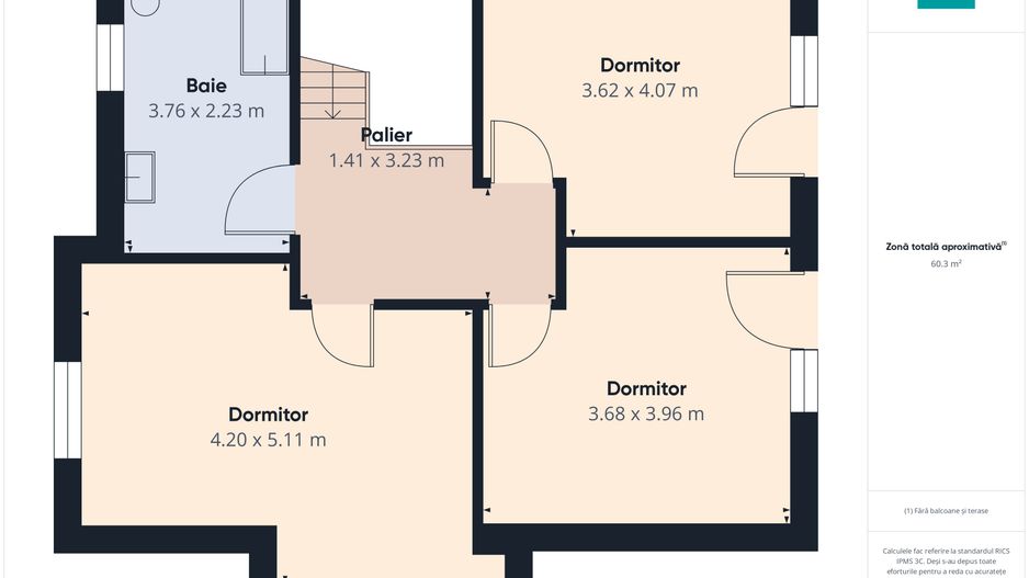 Casa 4 camere Osorhei 135mp - Poză 20