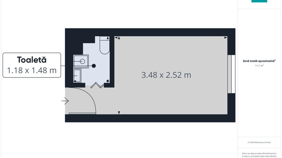 Garsoniera, zona Romanilor - Poză 7