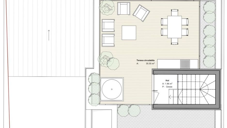 Casa individuala - 172 mp util - terasa rooftop cu jacuzzi , 550 teren - Poză 15