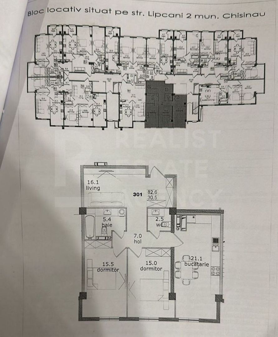 Vânzare, apartament, 2 camere, strada Alba Iulia, Buiucani - Poză 2