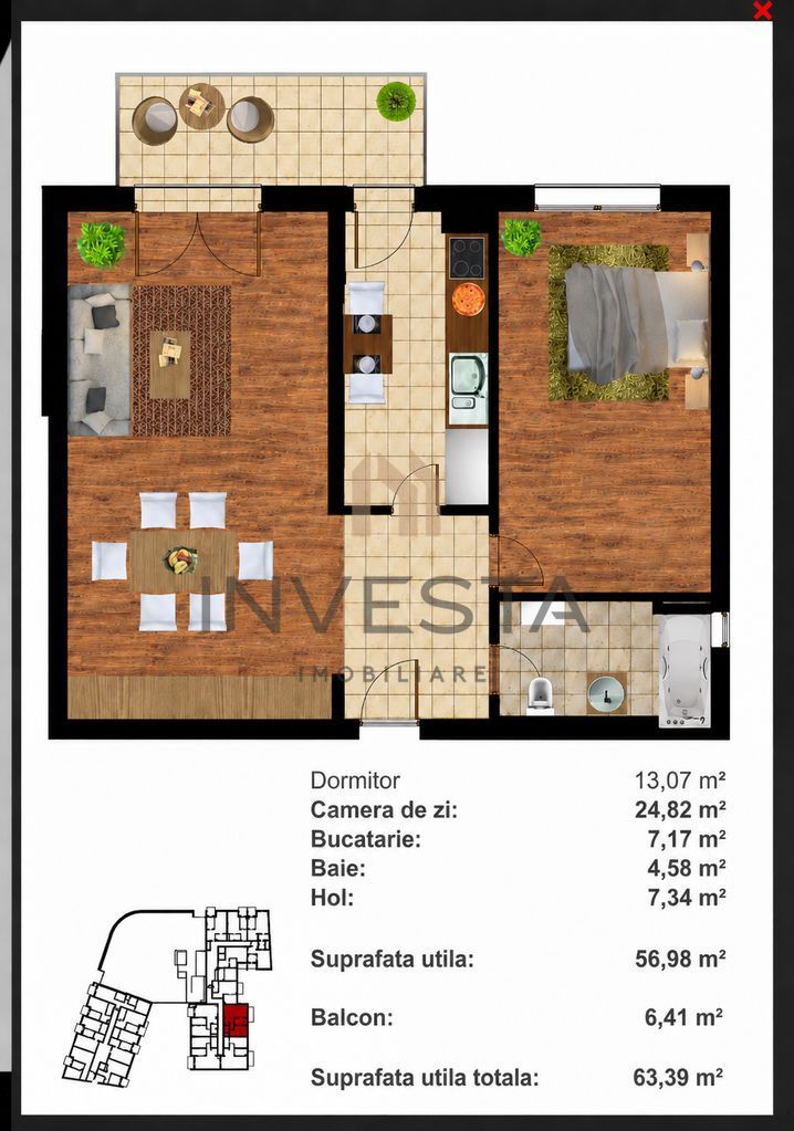 Apartament 2 camere confort sporit in Bloc Premium zona Mihai Viteazu! - Poză 7