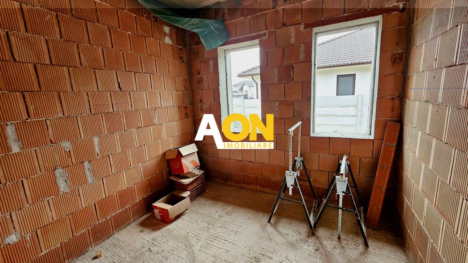 Casa nouă 123 mp utili, semifinisată, 535 mp teren, pod mansardabil - Poză 7