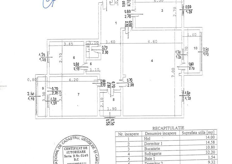 4 camere transformat in 3 CAMERE || ELENA VACARESCU || HERASTRAU - Schiță 23