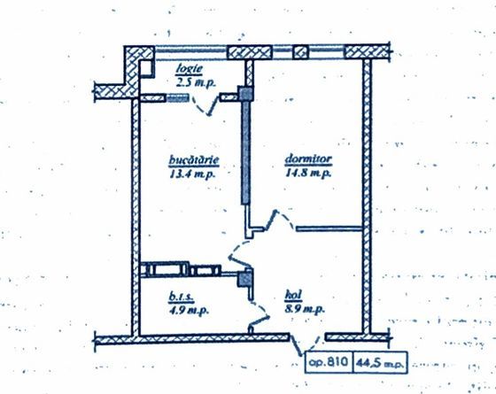 Vânzare, apartament, 1 cameră, str. Nicolae Dimo, Durlești. - Poză 2