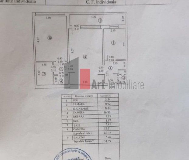 Ap. 52 mp, semidecomandat, et 7/10 Fizicienilor nr.7 - Poză 8