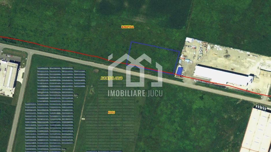 Teren intravilan industrial – 8.233 mp | Bonțida, lângă Tetarom III - Poză 1