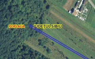 Teren pretabil cabana zona Poplaca  - Poză 1