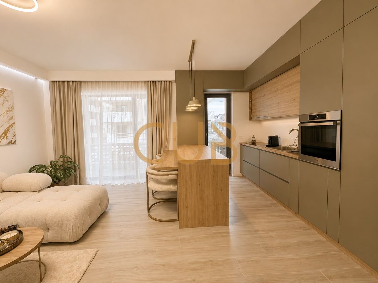 FUTURE RESIDENCE - 2cam DEOSEBIT complet mobilat+utilat|piscina,lift| - Poză 3