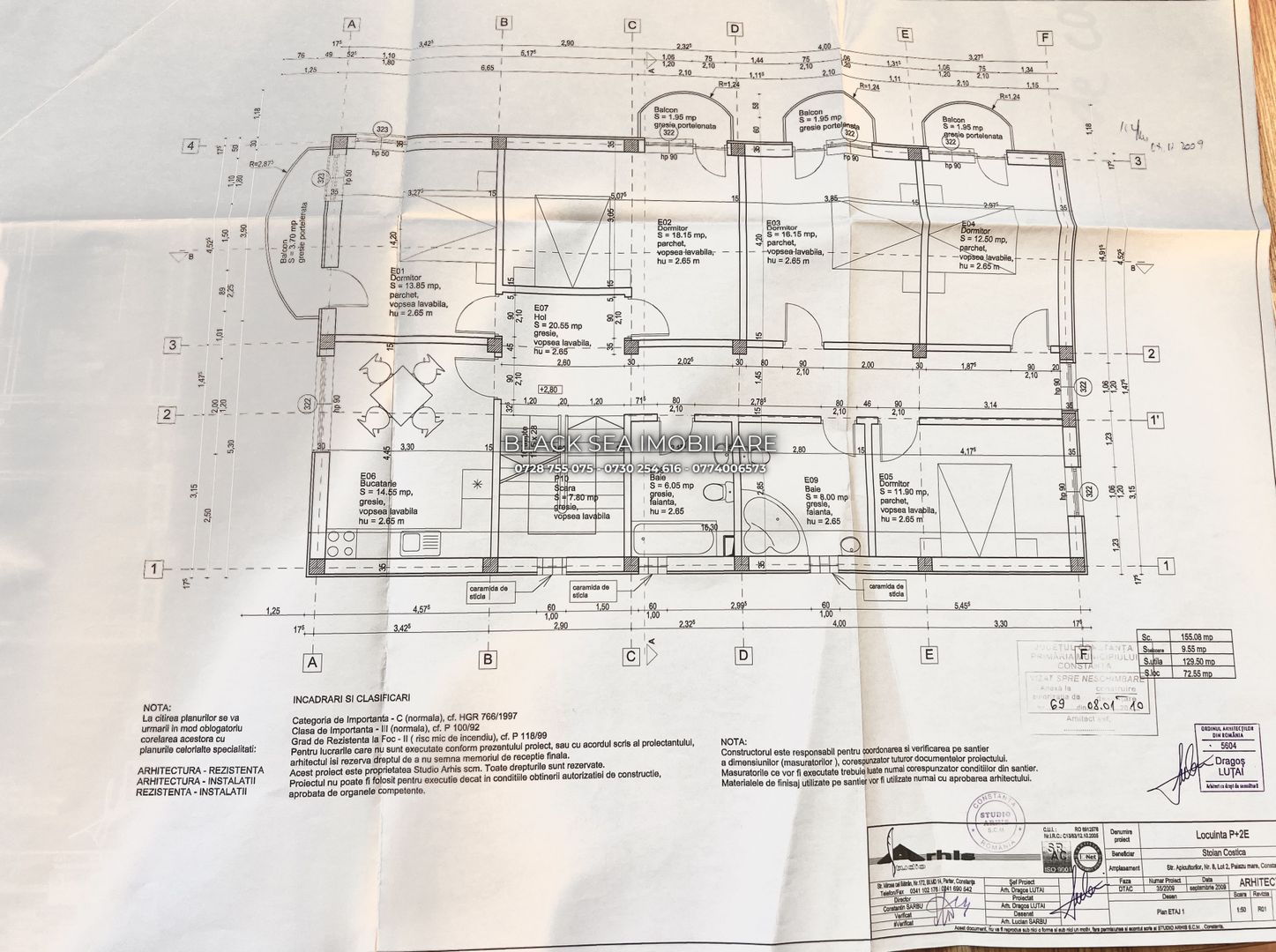 Vila P+2 E De vanzare!!! 14 Camere, 12 dormitoare l zona Palazu Mare - Poză 9
