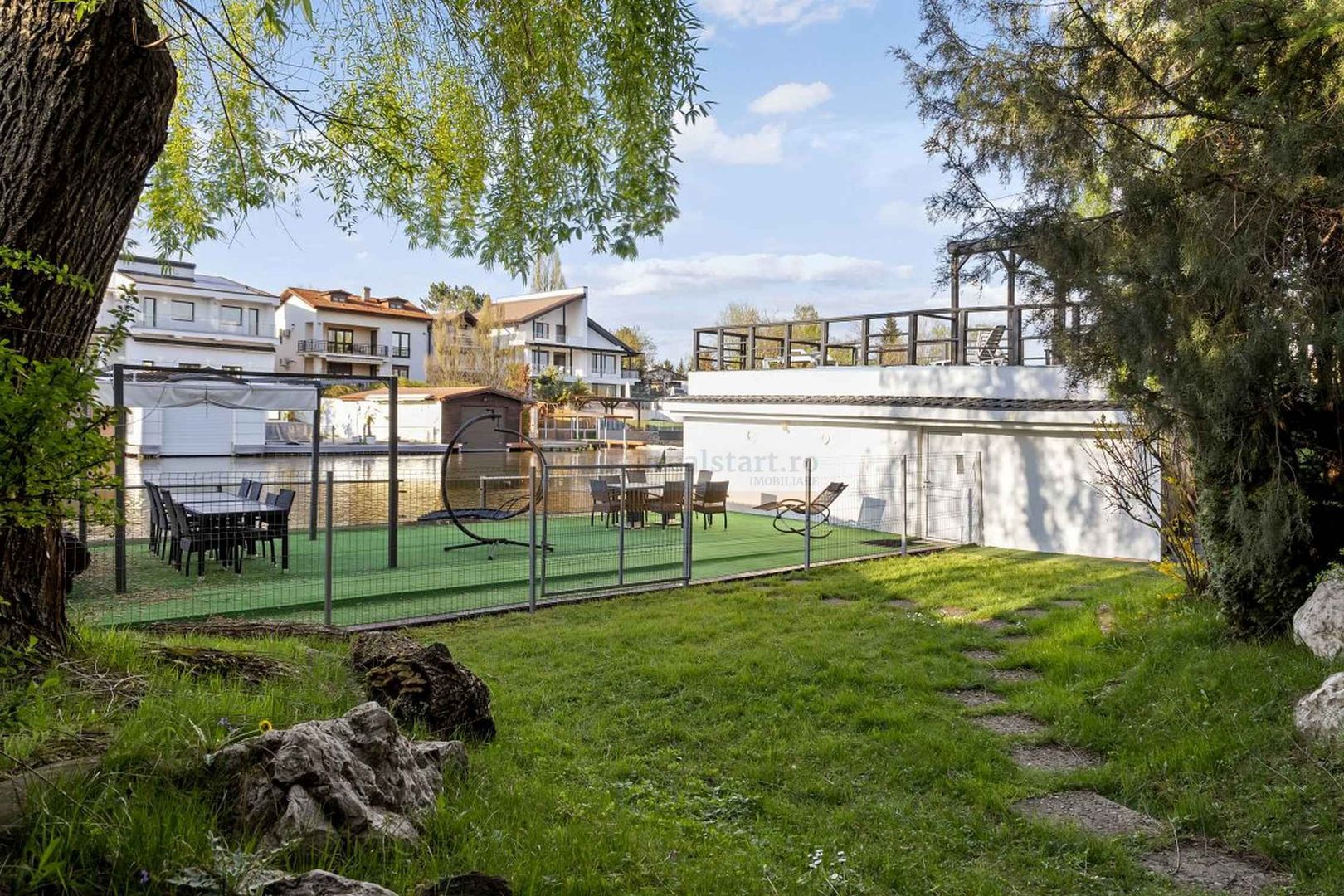 Deschidere Lac Snagov, Semineu, Garaj barca cu lift, ponton - Poză 64