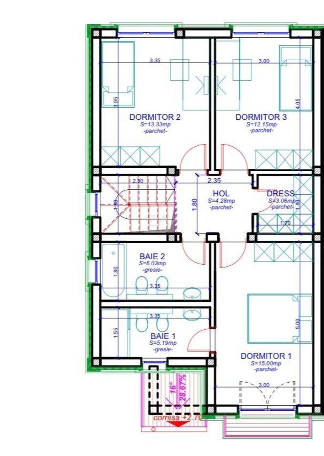 COMISION 0! 4 dormitoare, 3 bai. Toate utilitatile. Finisaje premium. - Poză 27