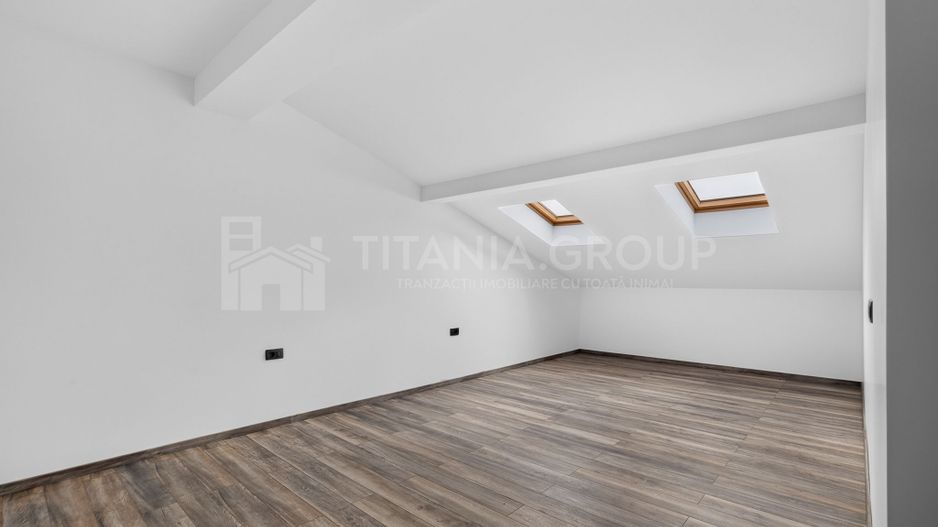 Vila cu arhitectura deosebita, teren 636mp, Cristian, Brasov - Poză 16