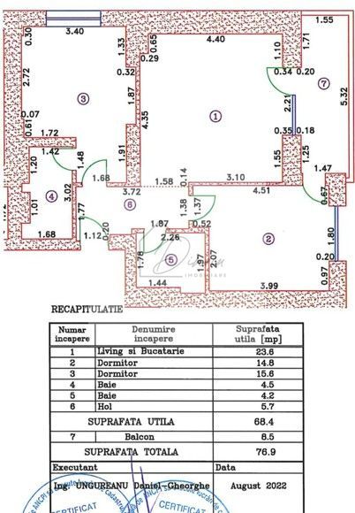 Cortina North  3 Camere | Finisaje Lux - mobilat utilat I COMISION 0% - Poză 3
