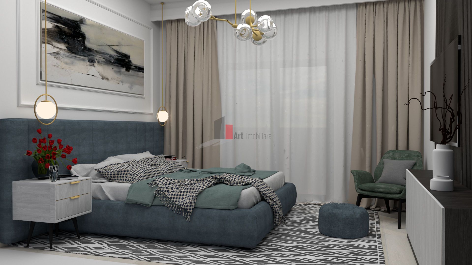 4 camere | Finisaje de lux | Imobil boutique 2022 - Poză 20