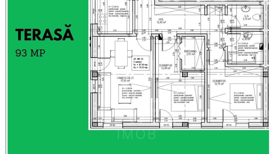 Penthouse de vanzare cu terasa de 94 mp! - Poză 5