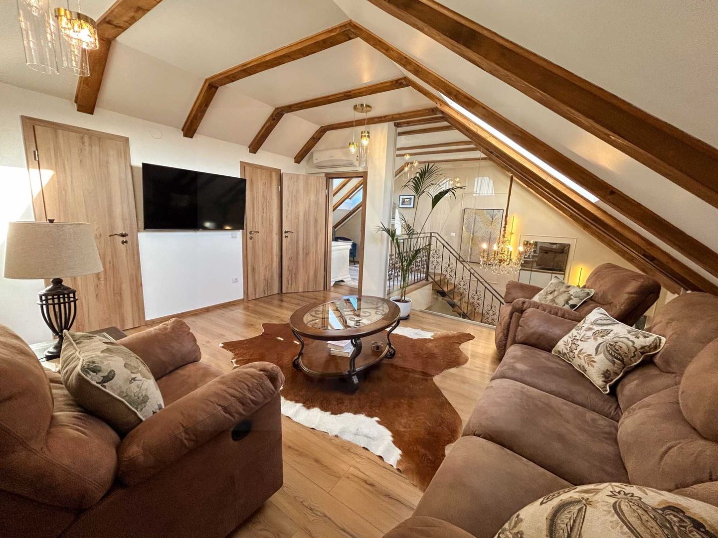 Penthouse lux 122 mp utili 4 camere 3 bai etaj 2 in Arhitectilor - Poză 8