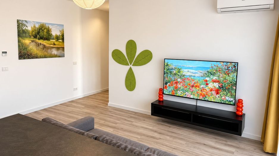 City of Mara | 3 Camere | Etaj 7 | Încălzire în pardoseală | Mobilat - Poză 3