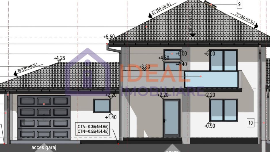 Casa Individuala LA CHEIE cu garaj si 341 mp teren, in Calea Cisnadiei - Schiță 5