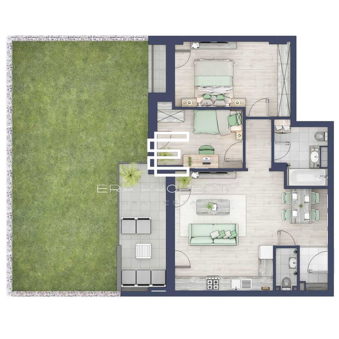 Apartament 3 Camere | 63 mp + gradina 63mp | – Sibiu - Poză 15