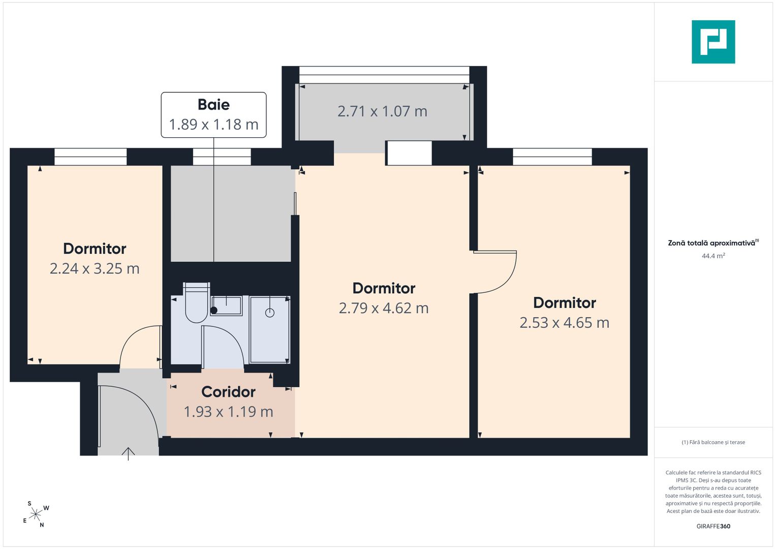 Apartament 3 camere, Fortuna - Poză 7
