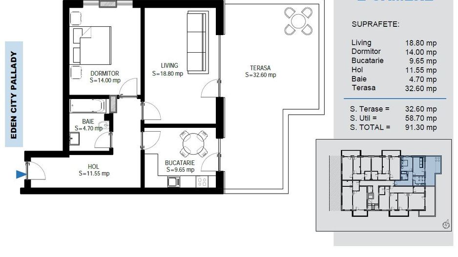 AP. 2CAM. DECOMANDAT+TERASA 32MP / BLOC IN CURS DE FINALIZARE! - Poză 1