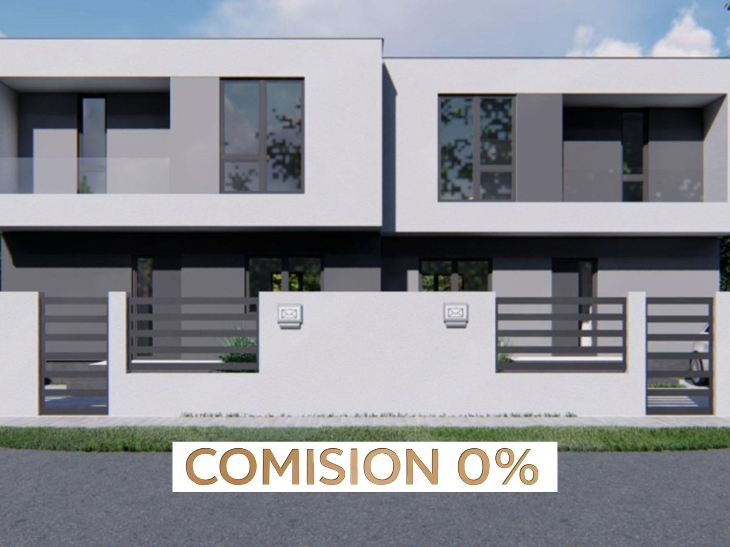 COMSION 0%, Duplex 4 Camere, Cartier NOU, 117 mp, 330mp Teren, SACALAZ - Poză 1